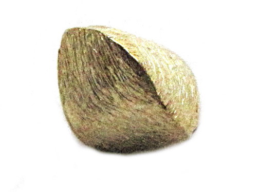 Zwischenteil Olive Dreieck, Silber 925/- vergoldet, ca. 13mm